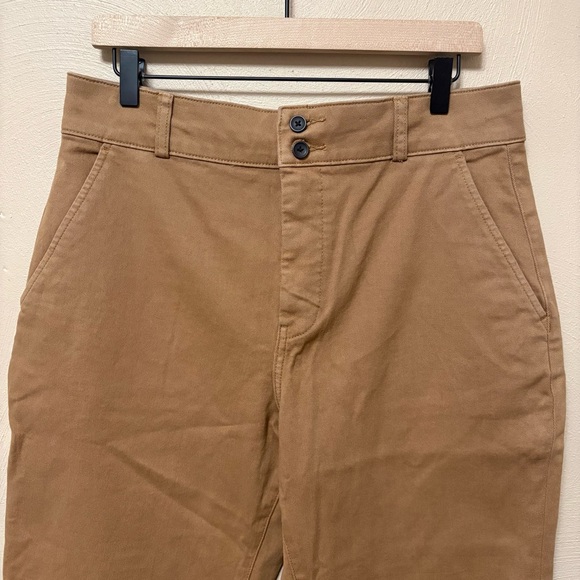 Everlane The Organic Straight-Leg Pant Toasted Coconut Tan Size 14 - Picture 5 of 13